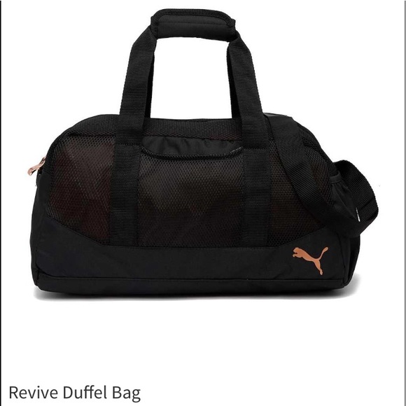 puma rose gold duffle bag